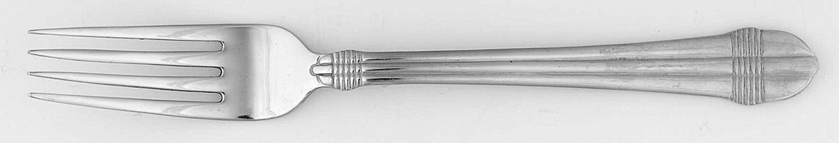 Continental Regency(Stainless) Large Dinner Fork by Wallace Silver-1