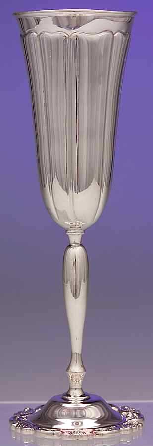 Grande Baroque (Sterling, Hollowware, 4 marks) Toasting Goblet by Wallace Silver-1