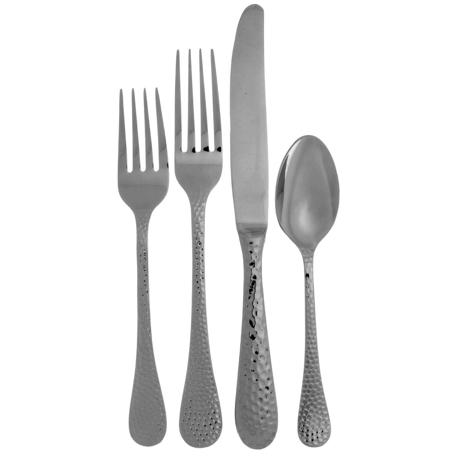 Continental Hammered (Stainless) 32  Piece Estate Set by Wallace Silver-1