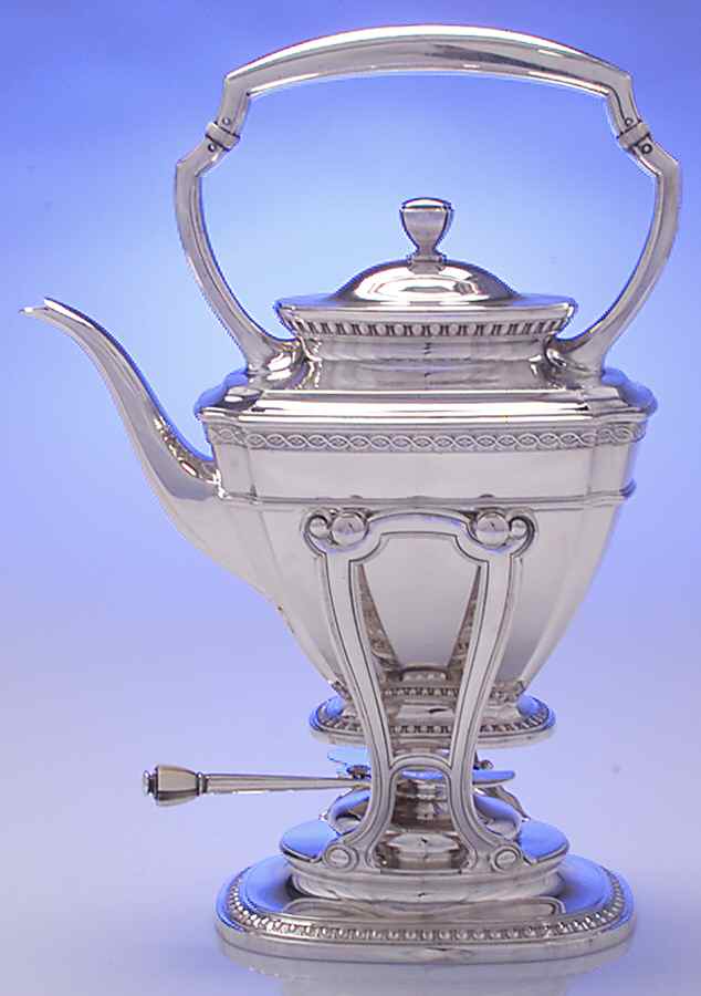 9761 (Sterling, Hollowware) Kettle, Stand & Burner by Whiting Manf Co-1