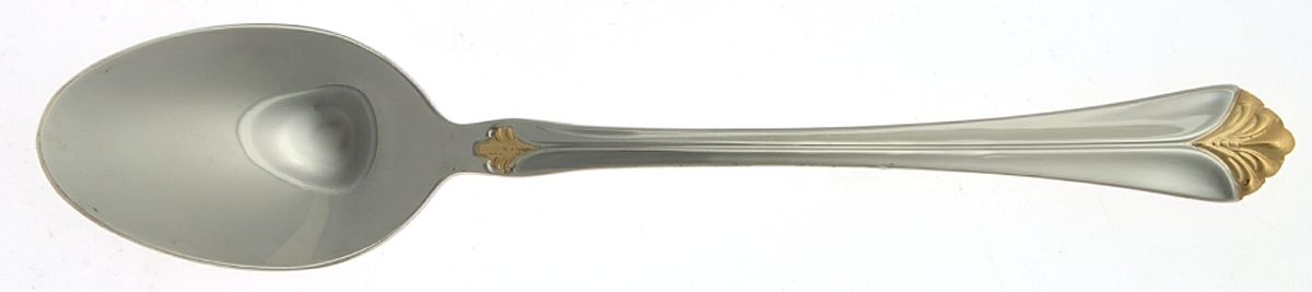 WAS103 (STAINLESS, GOLD ACCENTS) Teaspoon by Wallace Silver-1
