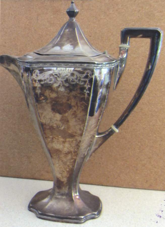 Chippendale (Silverplate, Hollowware) Silverplate Coffee Pot by WD Smith Silver-1