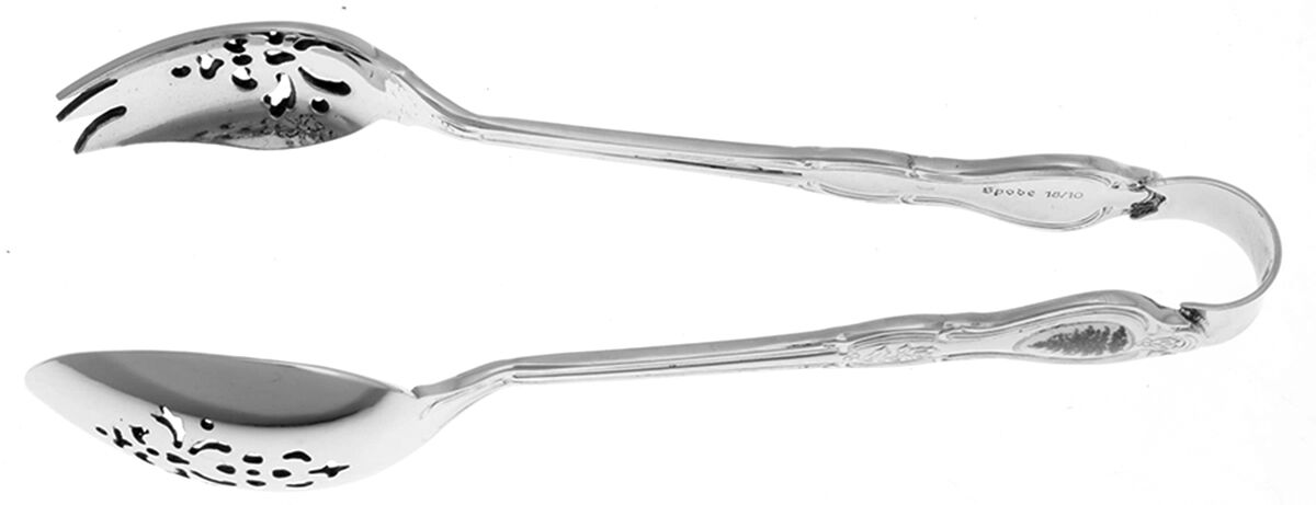 Christmas Tree (Stainless) Ice Serving Tongs Small HC by Wallace Silver-1