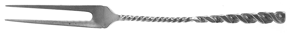 Square Twist (Sterling) Individual Berry Fork by Whiting Manf Co-1