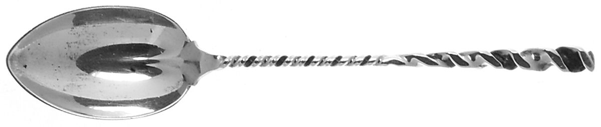 Square Twist (Sterling) Demitasse Spoon by Whiting Manf Co-1