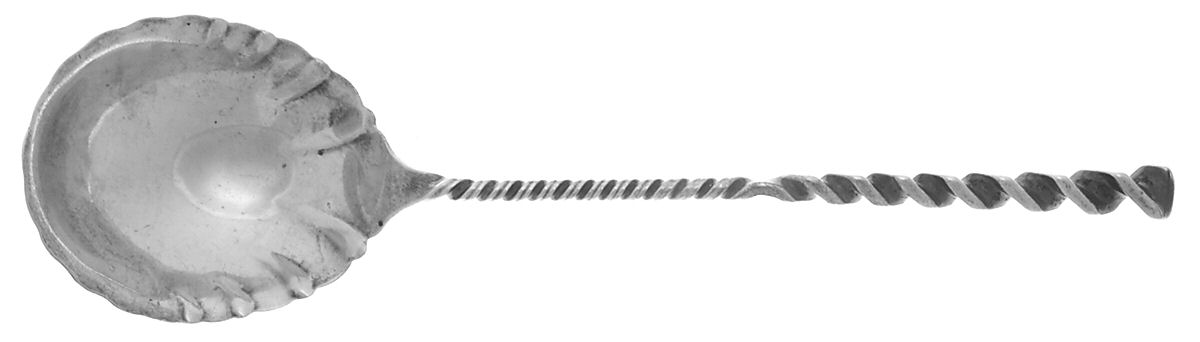 Square Twist (Sterling) Sugar Spoon by Whiting Manf Co-1