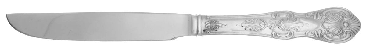 Queens (Stainless) Steak Knife Individual Hollow, No Serrate HC by Wallace Silver-1