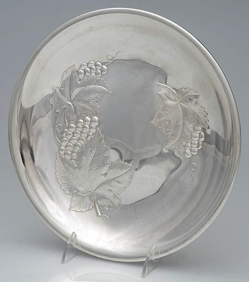 WAS4455-9 (Sterling, Hollowware) 10" Sandwich Plate by Wallace Silver-1