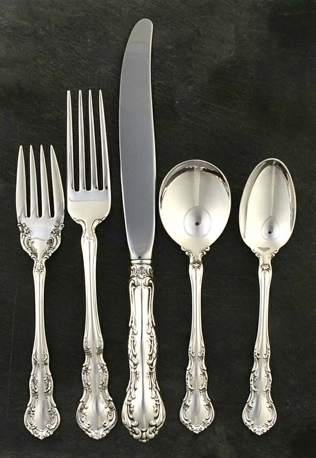 Old Atlanta (Sterling, "Wallace") 5 Piece Place Size Setting by Wallace Silver-1