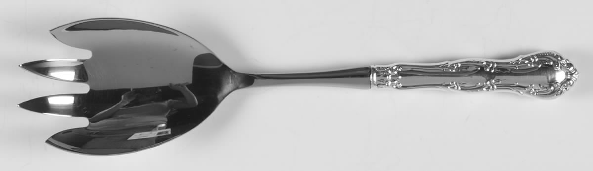 Old Atlanta (Sterling, "Wallace") Salad Serving Fork with Stainless Prongs by Wallace Silver-1