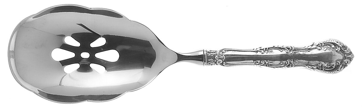 Old Atlanta (Sterling, "Wallace") Pierced Serving Spoon with Stainless Bowl by Wallace Silver-1