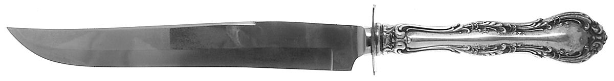 Old Atlanta (Sterling, "Wallace") Large Stainless Blade Roast Carving Knife by Wallace Silver-1