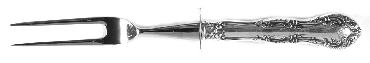 Old Atlanta (Sterling, "Wallace") Small Steak Carving Fork with Stainless Prongs by Wallace Silver-1