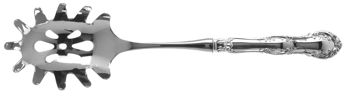 Old Atlanta (Sterling, "Wallace") Pasta Server with Stainless Bowl by Wallace Silver-1