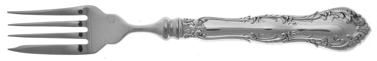 Old Atlanta (Sterling, "Wallace") Individual Hollow Fish Fork, Stainless Tines by Wallace Silver-1