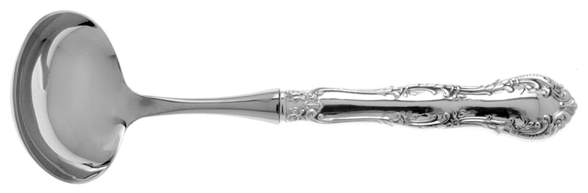 Old Atlanta (Sterling, "Wallace") Hollow Handle Gravy Ladle with Stainless Bowl by Wallace Silver-1