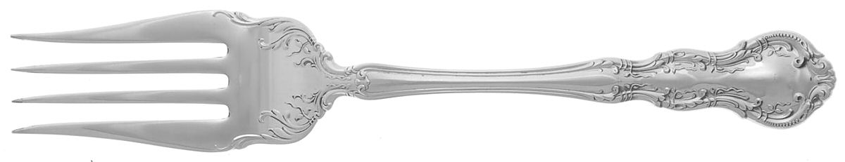Old Atlanta (Sterling, "Wallace") Small Solid Cold Meat Serving Fork by Wallace Silver-1