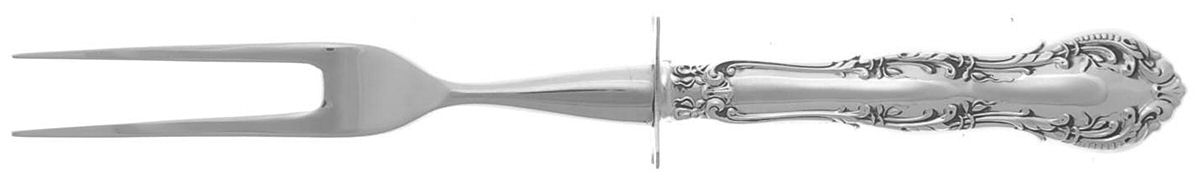 Old Atlanta (Sterling, "Wallace") Small Steak Carving Fork with Stainless Prongs by Wallace Silver-1
