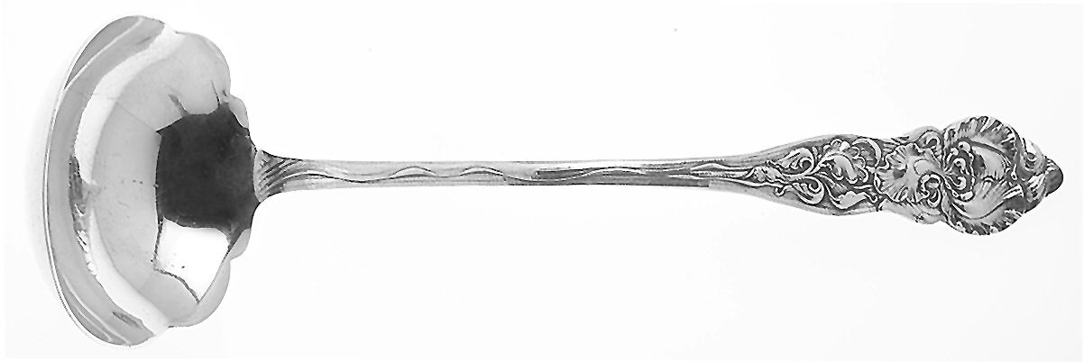 Louvre (Silverplate, 1907) Oyster Ladle Solid Piece by Williams Bros-1
