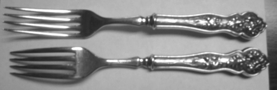 Louvre (Silverplate, 1907) Hollow Handle Fork by Williams Bros-1