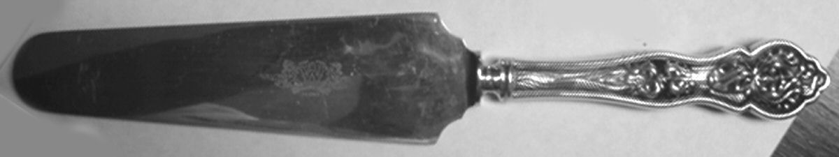 Louvre (Silverplate, 1907) Pie Server with Silverplate Blade by Williams Bros-1