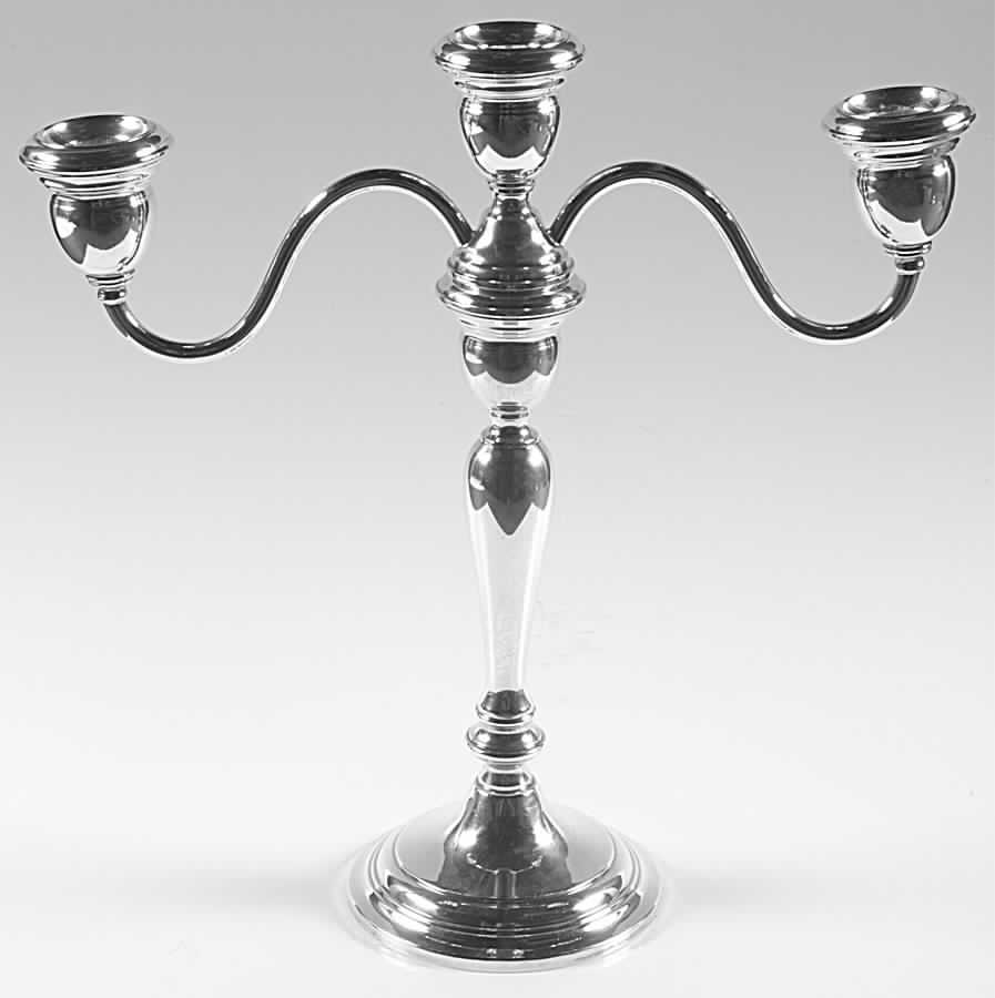 269 (Sterling, Hollowware) Large 3 Light Candelabra by Wallace Silver-1