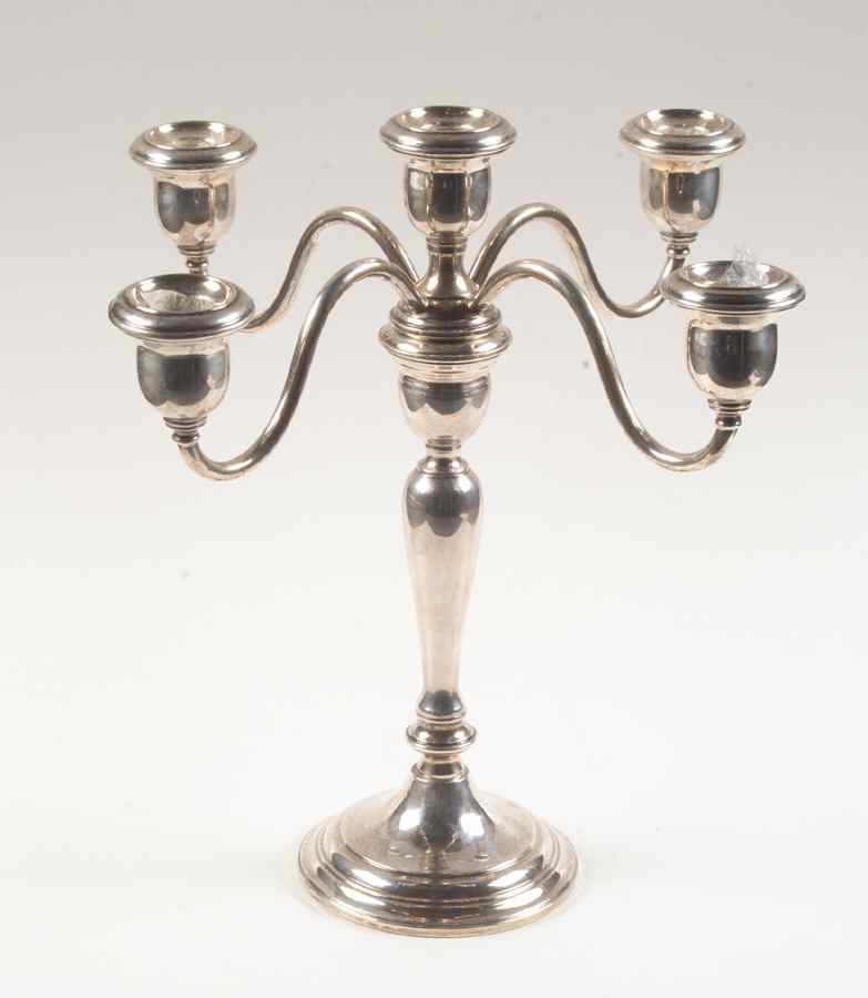 269 (Sterling, Hollowware) Large 5-Light Candelabra by Wallace Silver-1