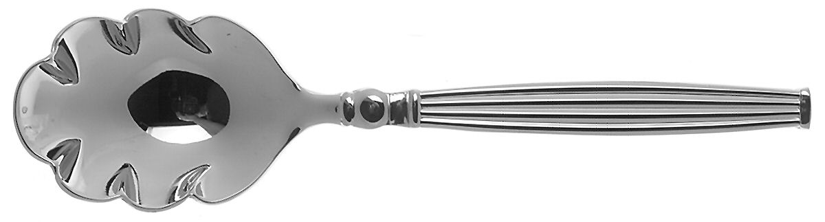 Colosseum (Stainless) Sugar Shell Spoon by Wedgwood Silver-1