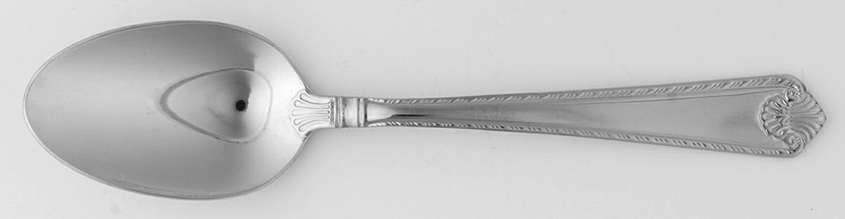 French Shell (Stainless) Place/Oval Soup Spoon by Wallace Silver-1