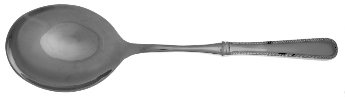 Ashcroft (Stainless, 18-10, China) Casserole Spoon with Smooth Stainless Bowl HC by Wallace Silver-1