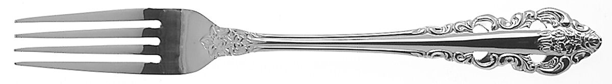 Antique Baroque (Stainless) Fork by Wallace Silver-1