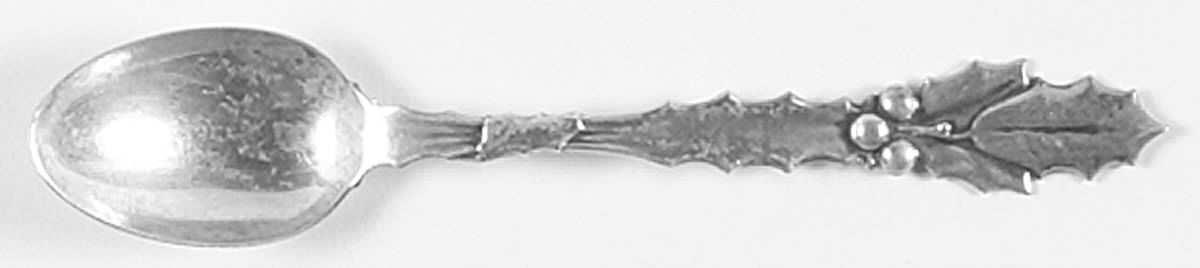 Holly (STERLING) Demitasse Spoon by Whiting Manf Co-1