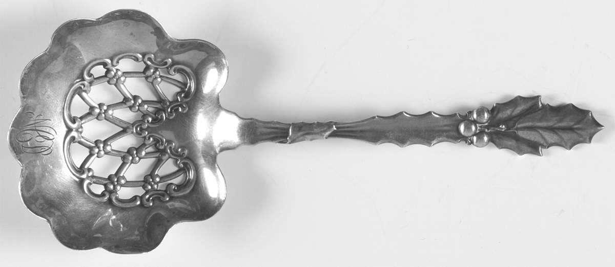 Holly (STERLING) Solid Bon Bon Spoon by Whiting Manf Co-1