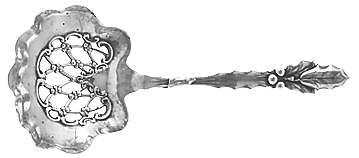 Holly (STERLING) Solid Bon Bon Spoon by Whiting Manf Co-1