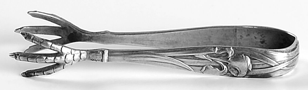 WDS13 (STERLING) Bon Bon Tongs by Whiting Manf Co-1