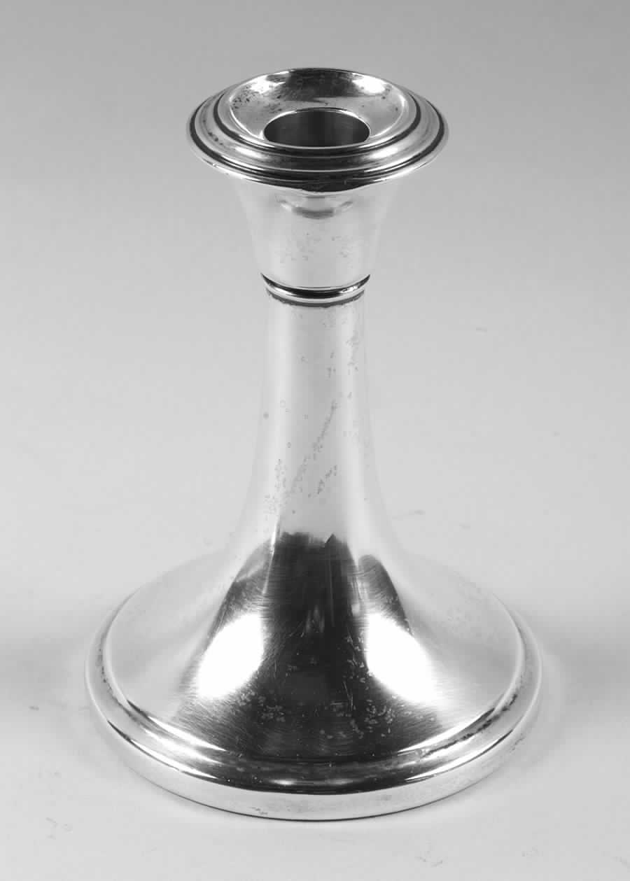 1721 (Sterling, Hollowware) Weighted Candleholder by Wallace Silver-1