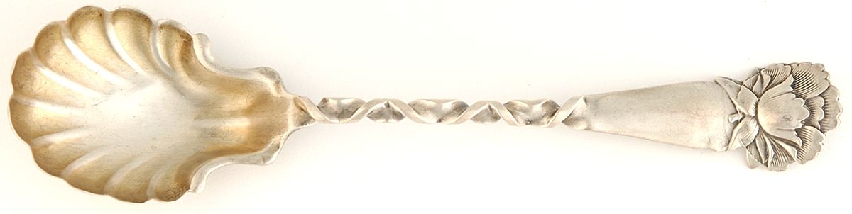 No 26 (Sterling) Sugar Shell Spoon by Whiting Manf Co-1
