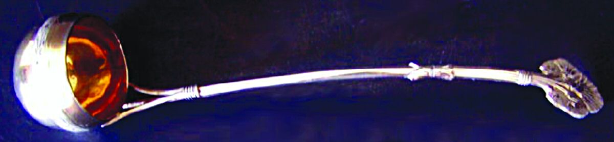 Lotus (Sterling) Long Devonshire Cream Ladle by Whiting Manf Co-1