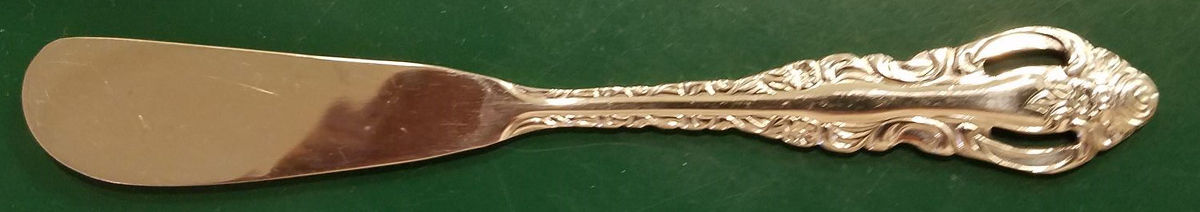 Countess (Stainless) Flat Handle Butter Spreader by Wallace Silver-1