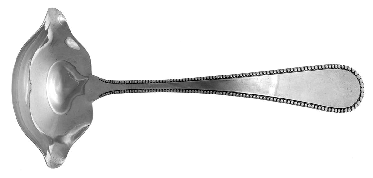 Palatina (Sterling) Solid Gravy Ladle by Wallace Silver-1