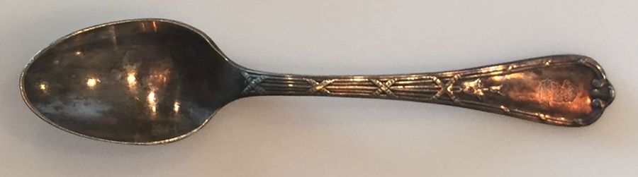 WAS115 (SILVERPLATE) Demitasse Spoon by Wallace Silver-1