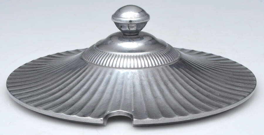 Flutes & Pearls (Pewter, Hollowware) Lid for Tureen by Wilton Armetale-1