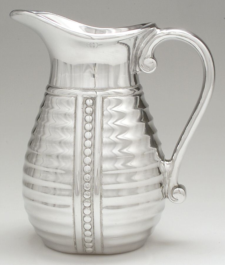 Flutes & Pearls (Pewter, Hollowware) Pitcher Water by Wilton Armetale-1