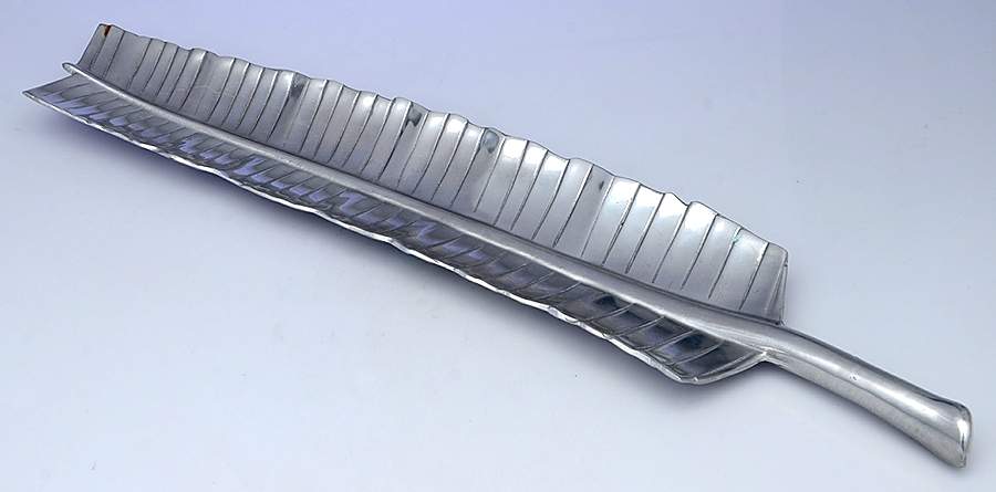 Majolica (Pewter, Hollowware) 25" Rectangular Tray by Wilton Armetale-1