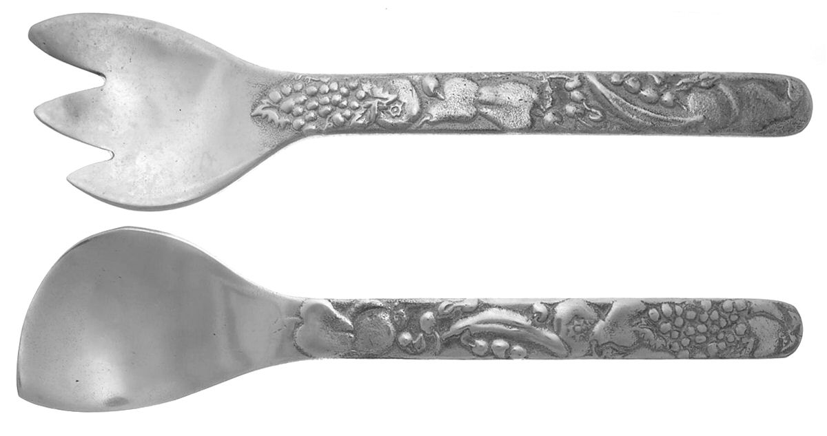 Fruit (Armetale, Hollowware) (2 Pc) Solid Salad Set by Wilton Armetale-1