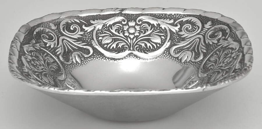 William & Mary (Armetale, Hollowware 9" Square Serving Bowl by Wilton Armetale-1
