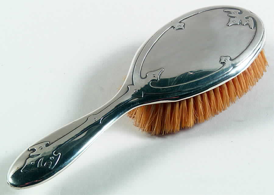 8000 (Sterling, Hollowware) Hair Brush by Wallace Silver-1