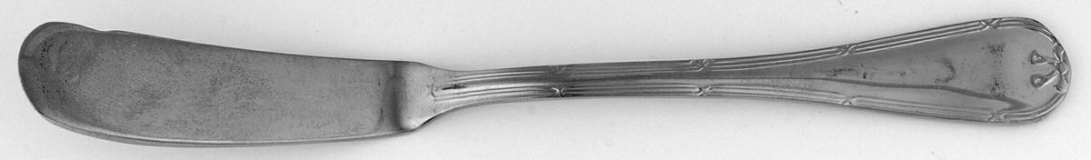 Hotel (Stainless) Flat Handle Master Butter Knife by Wallace Silver-1