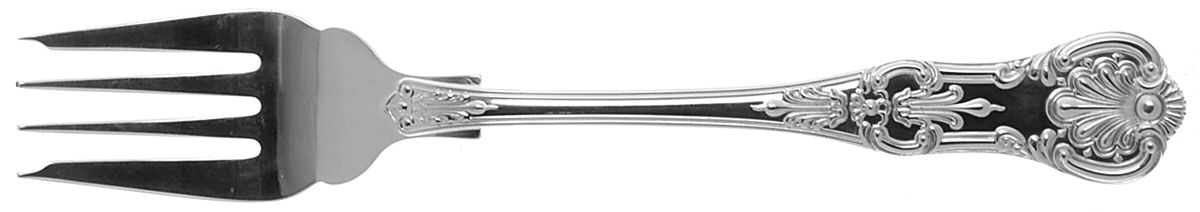 Queens (Sterling) Individual Salad Fork by Wallace Silver-1