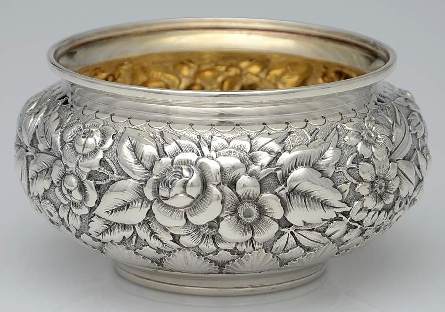 412R (Sterling, Hollowware) Waste Bowl by Whiting Manf Co-1